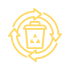 Recyclable materials icon