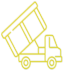 Dumpster rental time icon