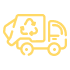 Reliable dumpster pickup service icon